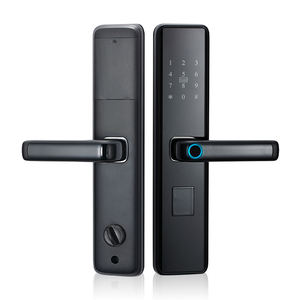 Precio de fábrica Cerradura Inteligente Rfid Contraseña Código digital de huellas dactilares Cerradura inteligente para el hogar Manija electrónica para apartamentos - Product Image 4