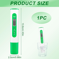 Testeur d'eau numérique TDS, stylo de haute qualité, compteur PPM portable pour l'eau potable, les aquariums, détecteur précis de la qualité de l'eau