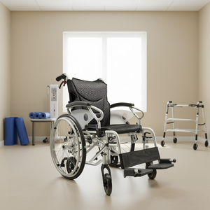 Fauteuil roulant manuel D0100X3IXBP en alliage d'aluminium, léger, pliable, pour une utilisation autonome, adapté à l'intérieur et à l'extérieur - Product Image 2