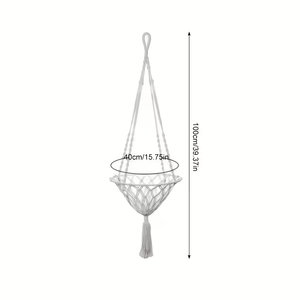 Hamaca para Gatos Tejida a Mano con Fibra de Poliéster, Cama para Gatos Semicerrada, Cesta Colgante para Gatos Apta para Todas las Estaciones - Product Image 1