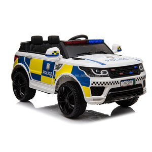 รถตำรวจไฟฟ้าสองที่นั่ง12V สำหรับเด็กรถตำรวจนั่งบนรถได้สองที่นั่ง - Product Image 4