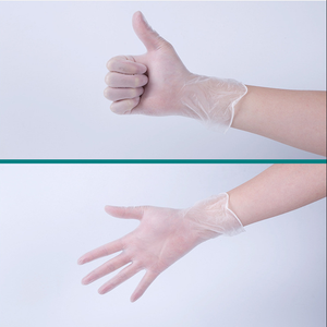 Guantes de vinilo desechables, blancos - Product Image 5