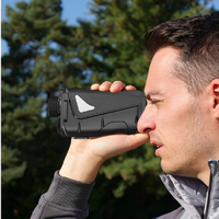 Lunette de chasse thermique portable avec vision nocturne infrarouge, écran AMOLED et enregistrement vidéo en temps réel pour équipement de plein air