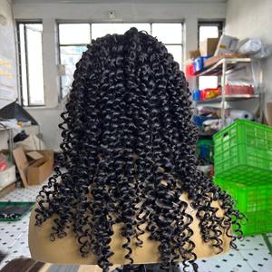 Meilleures ventes : Perruques de cheveux humains bruts vietnamiens à cuticules alignées, bouclées Euroasiatiques, avec closure et frontal en dentelle, 100% cheveux bruts non traités - Product Image 4