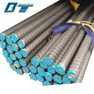 Turkey Steel Rebar ASTM A615 Grade40 Grade60 HRB400 HRB500 Diameter 1/2 2/3 Inch Reinforcing Deformed Turkish Steel Rebar