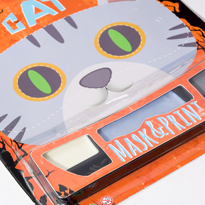 Fábrica al por mayor de <span class=keywords><strong>pintura</strong></span> facial de Halloween con máscara de papel de gato divertido - Product Image 4