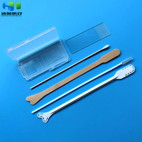 Hanheng Kit de test de Pap jetable en bois cervical médical jetable brosse cytologique spatule Cytobrush en bois stérile