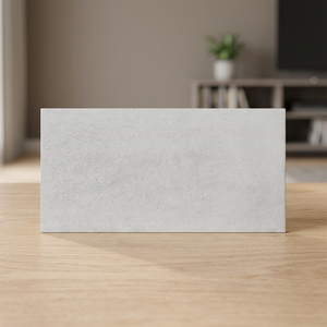 Edgar White Micro Cement Porcelain <b>Tiles</b> 24x48 Inch Matte Floor Wall Collection - Product Image 3