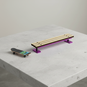 Mini Skateboard à <span class=keywords><strong>Doigts</strong></span> en Acier, Rail 25*4.8*4.3CM, Parc de <span class=keywords><strong>Skate</strong></span> à <span class=keywords><strong>Doigts</strong></span> Détachable - Product Image 3