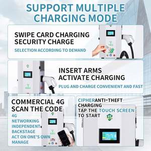 Estación de Carga Rápida para Vehículos Eléctricos de 20kw 30kw 40kw CC OCPP1.6J Cargador de Coche Eléctrico GBT CCS2 Pila de Carga Montada en la Pared 20kw 30kw 40kw CC - Product Image 5