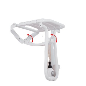 Yu Liang Bathroom Folding Wall Mounted <b>Shower</b> <b>Chair</b> Standard Size 300kg Load Capacity Antibacterial Anti Slip Minimalist Design - Product Image 5