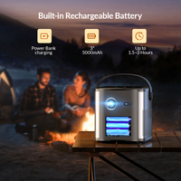 Projecteur 3D à obturateur actif BYINTEK U80 Max 4K DLP Android 11 Mise au point automatique Batterie 15000mAh Cinéma maison intelligent portable