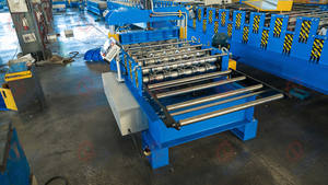 하이 퀄리티 지붕 타일 굽힘 색 강철 건물 자동 골판지 곡선 굽힘 기계 - Product Image 4