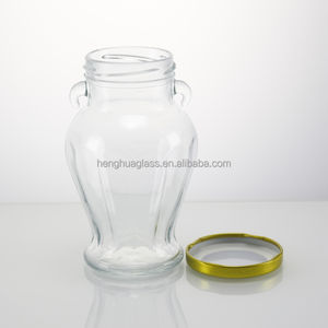 Frasco de Vidrio para Almacenamiento de Alimentos de Cocina de 280 ml, Diseño Personalizado a Precio de Fábrica, para Mermelada, Miel, Encurtidos y Salsas, con Tapa Metálica - Product Image 4