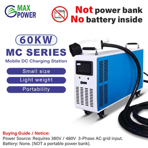 Chargeur EV mobile en gros, style 480V triphasé, câble de charge pour véhicule électrique GB/T 40KW, facile à installer et à transporter - Product Image 4