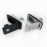 Camion panneau électrique loquet de déclenchement bouton poussoir serrure de porte en alliage de Zinc levier de Compression serrure tige serrure de commande