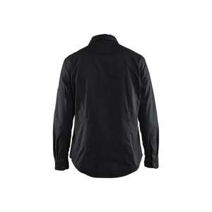 BLAKLADER - 320811359900XS Camisa de sarga para mujer Black - EAN 7330509484876 WORK SHIRTS - Product Image 2