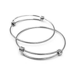 Stainless Steel Coil <b>Bracelet</b> 1.6mm Adjustable Spring Telescopic Opening Jewelry Accessory Unisex Fashion <b>Bangle</b> - Product Image 5