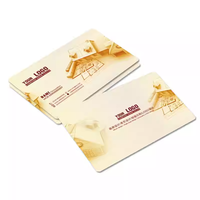 Livraison gratuite 100 pièces Carte de remerciement personnalisée avec logo et texte, impression offset couleur pleine, papier d'art recto verso, carte de visite