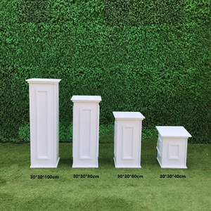 Wedding Plinths PVC Carved Roman Pillar swing Party/Banquet Road Lead Stand For Wedding Decoration Wedding Props - Product Image 2
