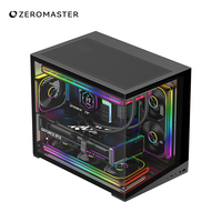 Zeromaster OEM Gaming Computer Case ATX PC Chassis Tempered Glass Mid Tower Support 400mm GPU 360mm Radiator