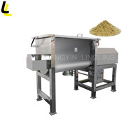 Wldh Industriële Roestvrijstalen Conische Fruitmelk Cacao Plastic Korrels Schroef Lint Mixer Menglint Blender