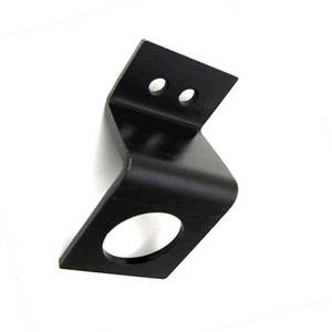 Damgalama delikleri ile hafif duvar Mounts için özel boyut alüminyum parantez - Product Image 5