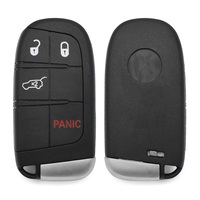 Carcasa para Llave Inteligente de Auto con 4 Botones, Funda para Llave con Llave de Emergencia CY24, Chave Remota