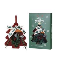 Vente en gros Cadeau de Noël Cartes de parfum de voiture créatives de luxe Carte de parfum de plante aromatique de décoration fraîche à l'air libre