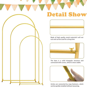 Kit de décoration de fête de mariage avec <span class=keywords><strong>arche</strong></span> en métal <span class=keywords><strong>pour</strong></span> ballons, cérémonie d'ouverture, <span class=keywords><strong>arche</strong></span> <span class=keywords><strong>ronde</strong></span> pliable <span class=keywords><strong>pour</strong></span> ballons - Product Image 6