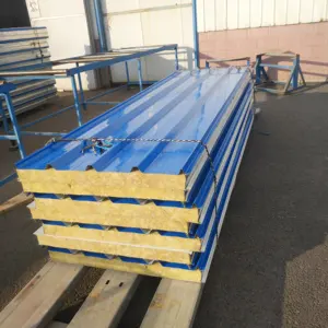 Structural Insulated 950mm Aluminium Sheet Sandwich Roofing Panels