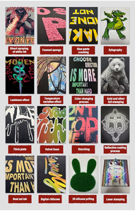 เสื้อยืดผ้าฝ้ายแท้ 305 กรัม ดีไซน์สั่งทำพิเศษ พร้อมลายปักแบบโปร่ง - Product Image 5