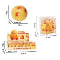 Offre Spéciale : Jouets Squishy Croustillants Remplis de Briques, Sonore ASMR, Jouet Anti-Stress à Presser, Balle en Briques Faite Main (Beurre, Cacahuète, Fromage, Fruit)