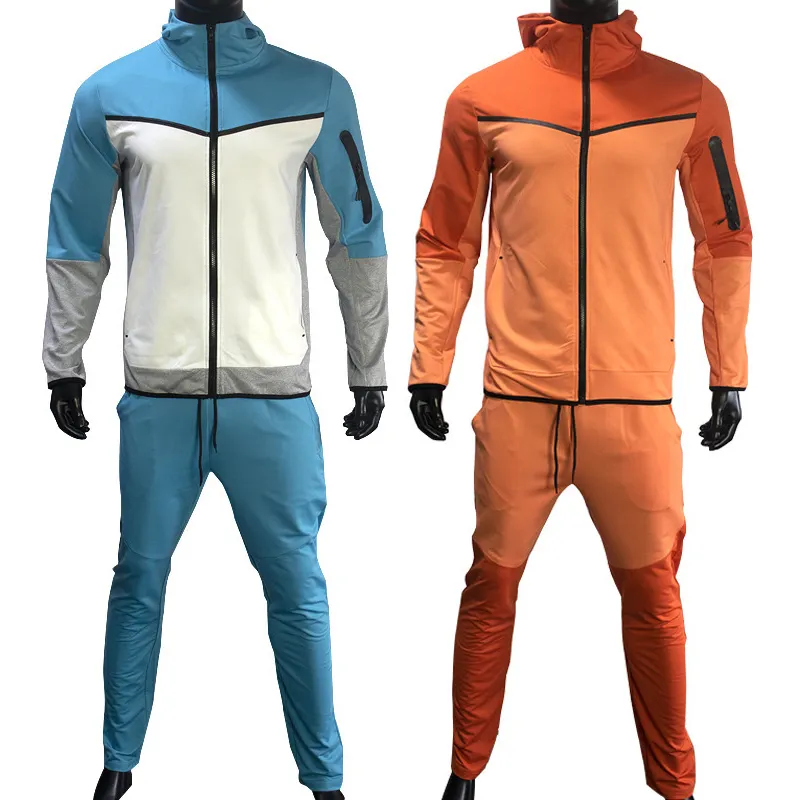 Wholesale Autumn Winter 2 Piece Set Track Suits Cotton Polyester Tracksuit Mens Jogging Suit With Custom Logo