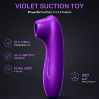 Mini vibromasseur à succion pour femmes avec stimulation clitoridienne et des mamelons