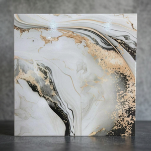 Carreaux de sol en céramique pour extérieur et intérieur, série Punch, design moderne en briques d'argile, finition perforée, 300x300mm - Product Image 1