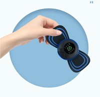 Masajeador Corporal Electrónico Portátil Shifx con Parche de PU, Control Manual con Cable, Dispositivo de Masaje con Ventosas para Cuello