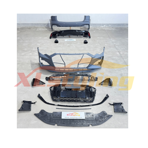 Accessori di conversione per lifting auto XLstyling paraurti anteriore posteriore per <span class=keywords><strong>AUDI</strong></span> <span class=keywords><strong>A6</strong></span> S6 C8 <span class=keywords><strong>Avant</strong></span> 2019 + Upgrade a RS6 Look Style Bodykit - Product Image 1