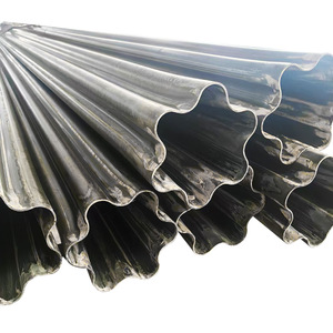 Fabriqué en Chine, tube en acier au carbone haute résistance de forme spéciale, tube en acier structurel de forme ovale irrégulière en D, pliage et découpe. - Product Image 1