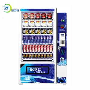 Jujitong — distributeur automatique de snacks et boissons, service automatique de grande capacité, distributeur combiné, 24 heures
