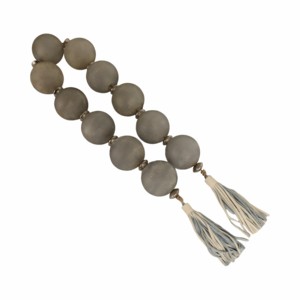 Ghirlanda di perline in vetro testurizzato con accenti metallici per decorazioni domestiche e bagno, ornamento moderno da appendere per ufficio, soggiorno - Product Image 2