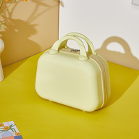 Organisateur de voyage portable mini tendance, grande boîte de rangement écologique, résistante à l'eau, légère, trousse de maquillage avec fermeture éclair