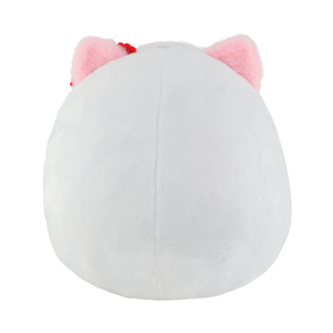 Dễ thương màu hồng mèo tròn plushies thiết kế độc đáo mềm đồ chơi nhồi bông cho tất cả các lứa tuổi pháp trứng sang trọng Gối búp bê cho ôm - Product Image 3