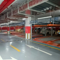 Plateforme de levage verticale suspendue sur mesure à double niveau, en tôle ondulée galvanisée, pour stockage de voitures, empileur de stationnement à levage triple largeur