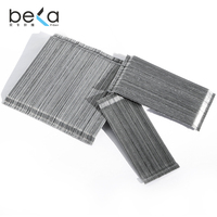 Beka – Fibre de renforcement en acier inoxydable durable, haute résistance à la traction, revêtue de cuivre, à extrémité collée, certifiée ASTM, pour béton
