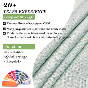 <span class=keywords><strong>Tissu</strong></span> tricoté jacquard respirant et extensible 100 % polyester 100 g/m² en maille <span class=keywords><strong>nid</strong></span> <span class=keywords><strong>d</strong></span>'<span class=keywords><strong>abeille</strong></span> pour vêtements de sport pour filles et garçons - Product Image 4