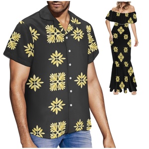 Vestido Camisero Sexy de Verano para Mujer, Estilo Hawaiano, Negro, Talla Grande, de Lujo, Personalizado e Impreso de Alta Calidad - Product Image 5