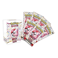 Lot de boosters Pokémon TCG 151 original, ensemble de cartes scellées en anglais, stock en gros pour revendeurs internationaux
