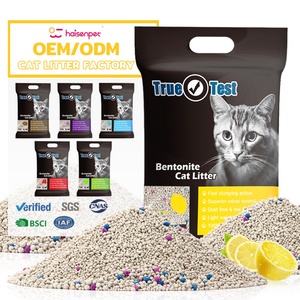Arena para Gatos de Bentonita en Forma de Bola, Libre de Polvo, con Fragancia a Rosa, Limón, Café y Lavanda, Control de Olores, Certificación BSCI - Product Image 1