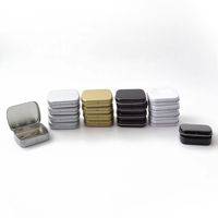 Boîte en métal rectangulaire miniature RTS 60*47*15cm avec logo personnalisé, vide, à charnière, pour bonbons, chocolats, emballage de mariage